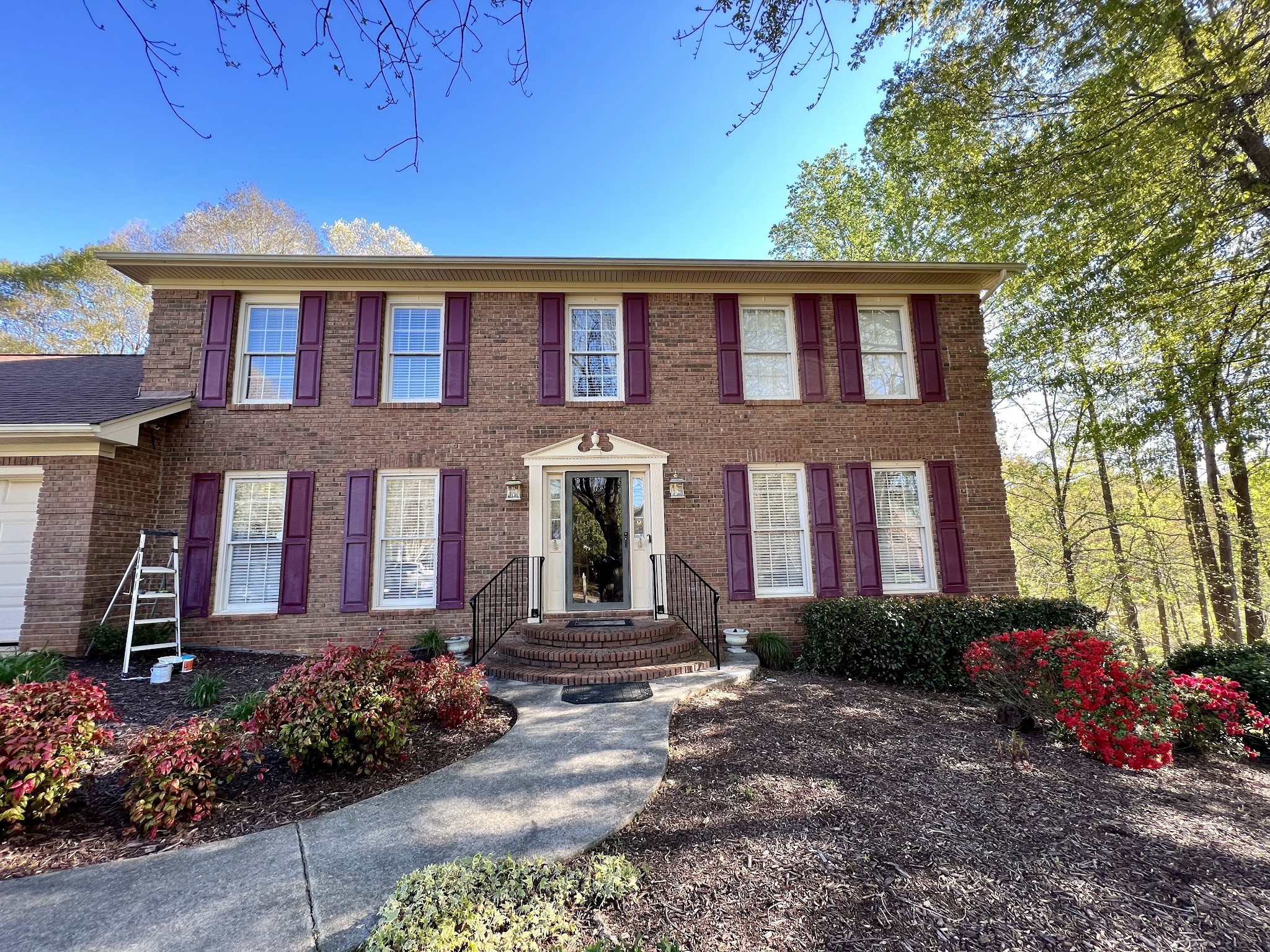 Brick house exterior